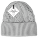 Farley Mill Ladies Super Soft Grey Cable Knit Hat