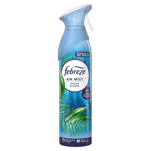 Febreze aerosol mist ocean breeze fragrance 185ml room freshener