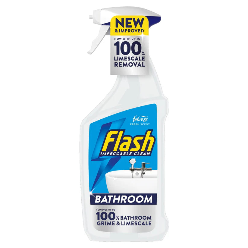 Flash Bathroom Cleaning Spray 800 ml | Supamart UK