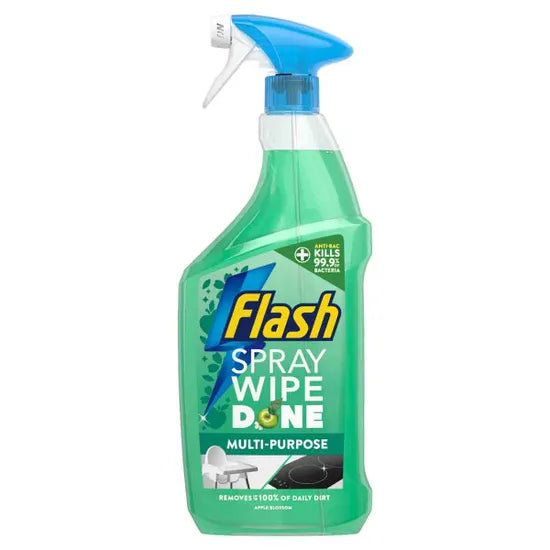 Flash Spray Wipe Done Apple Blossom Cleaning Spray 800ml
