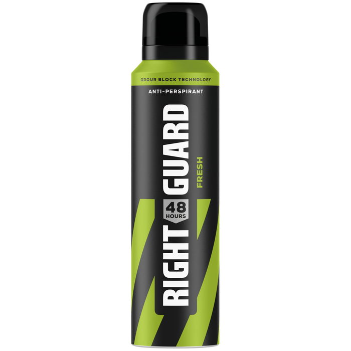 Right Guard Mens Antiperspirant Deodorant 150ml (Scent Options)