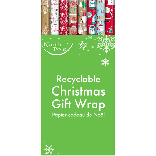Recyclable Christmas Gift Wrap 7m