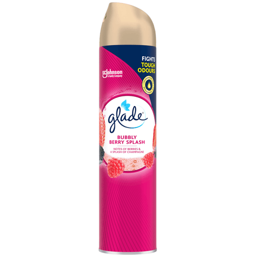 Glade aerosol spray bubbly berry splash fragrance 300ml room freshener