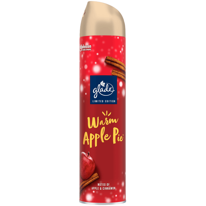 Glade aerosol spray warm apple fragrance 300ml air freshener
