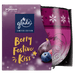 Glade glass candle berry festive kiss fragrance 120g for cosy home ambiance