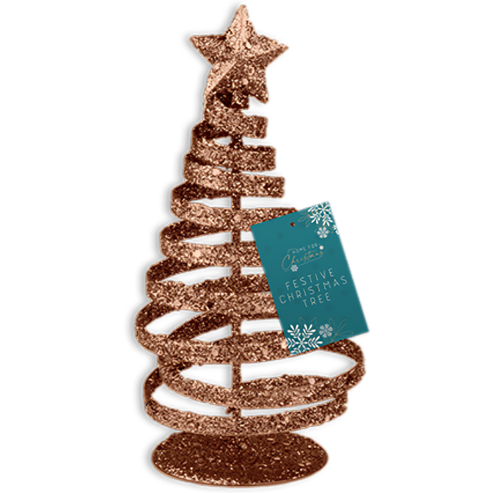 Christmas Glittering Tree Decoration 15cm