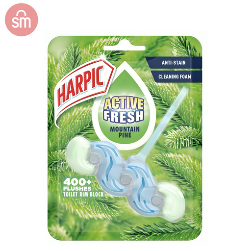 Harpic Active Fresh Rim Block Mountain Pine