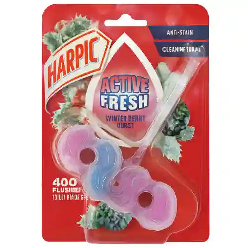Harpic Active Fresh Rim Block, 6 Pack (Scent Options)