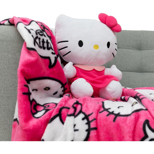 Hello Kitty Hugger Pillow Doll & Blanket