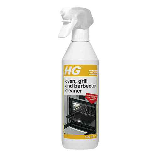 HG Oven, Grill and Barbecue Cleaner 500ml removing baked on grease