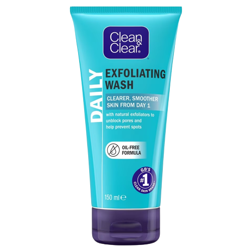 Clean & Clear Exfoliating Daily Wash 150ml (New Design)