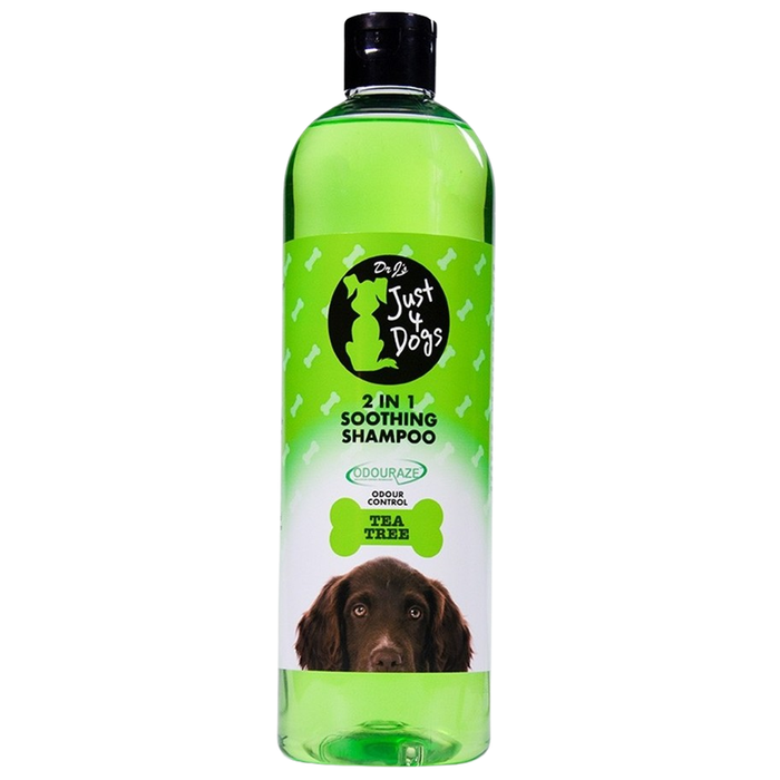 Just 4 Dogs 2-In-1 Soothing Tea Tree Shampoo 500ml