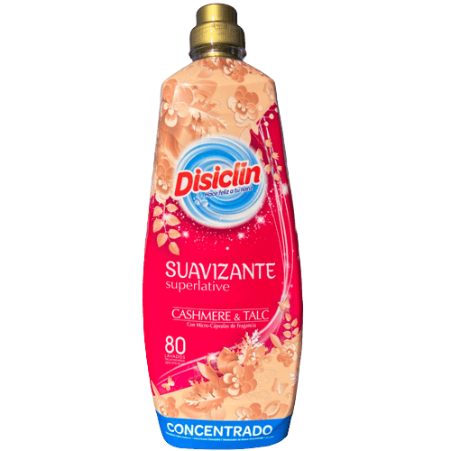 Disiclin Talc & Cashmere Fabric Softener 1.44L, 80 Washes