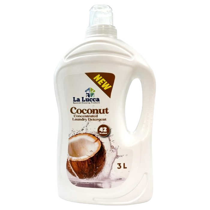 La Lucca Coconut Concentrated Detergent Laundry Liquid 3L, 42 Washes