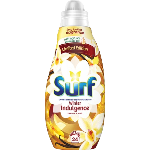 Surf Winter Indulgence Vanilla & Oud Concentrated Liquid Detergent 648ml, 24 Wash