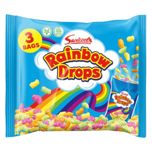 Swizzels Rainbow Drops, 3 Pack