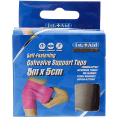 1st.+Aid Self Fastening Cohesive Support Tape, 500cm x 5cm