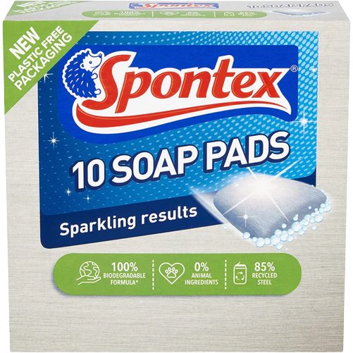 Spontex Soap Pads, 10 Pack
