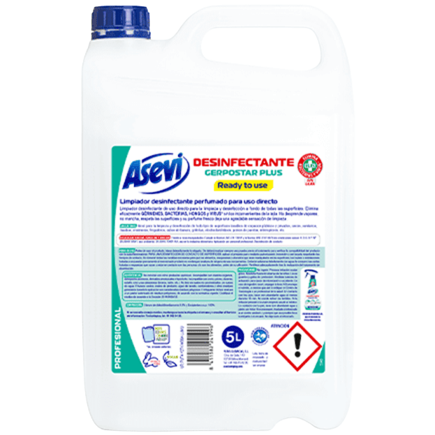 Asevi Disinfectant Gerporster Plus 5L