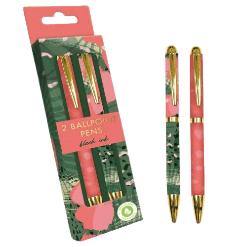 Painted Wilderness Metal Ballpoint Pens, 2 Pack