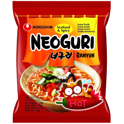 Nongshim Hot Neoguri (Seafood) 120g - EXPIRED 02/2024