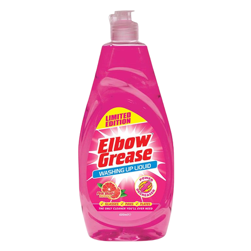 Elbow Grease Pink Washing Up Liquid 600ml