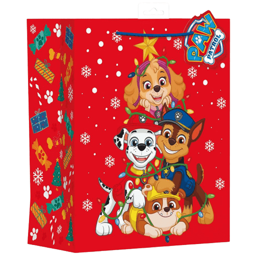 Christmas Paw Patrol Large Gift Bag