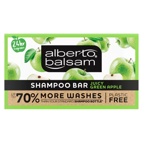 Alberto Balsam Juicy Green Apple Shampoo Bar 75g
