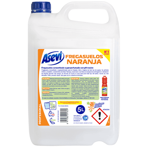 Asevi Professional Orange Concentrated Floor Cleaner 5L