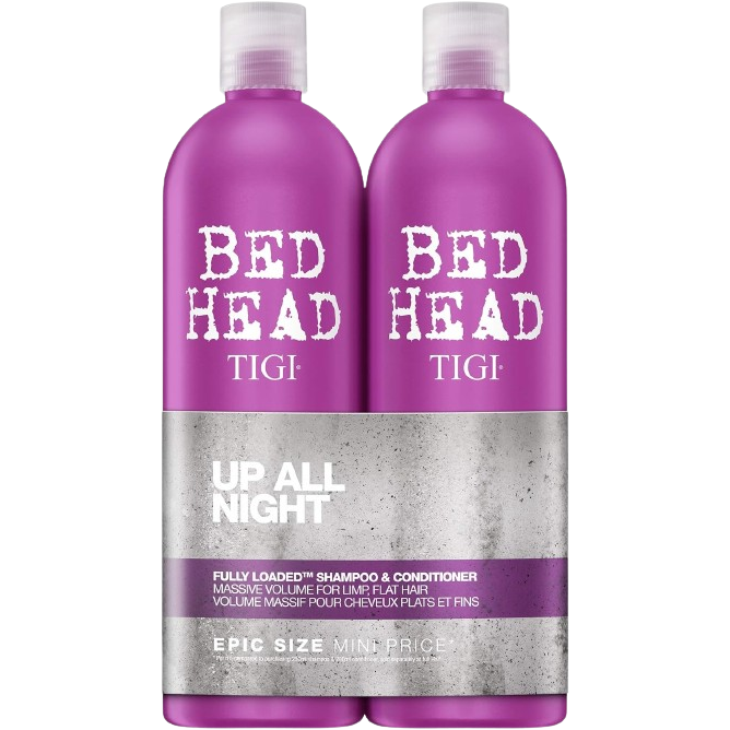 Tigi Bed Head Up All Night Fully Loaded Shampoo & Conditioner, 2 x 750ml
