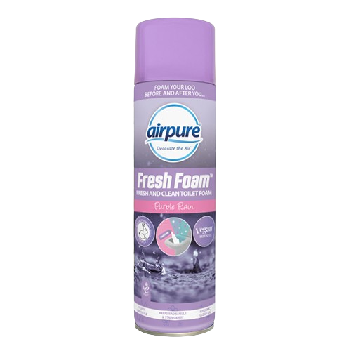 Airpure Fresh Foam Toilet Cleaner Purple Rain 500ml