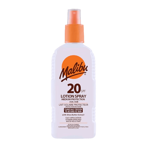 Malibu Medium Protection Lotion Spray SPF20 200ml