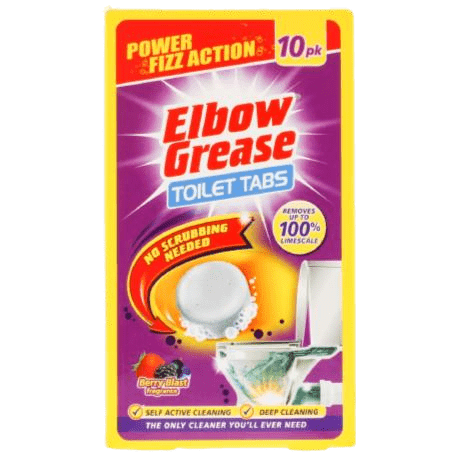 Elbow Grease Berry Blast Toilet Tablets 30g, Pack of 10