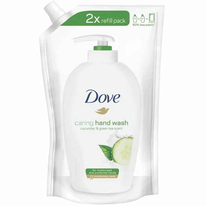 Dove Moisturising Cucumber & Green Tea Hand Wash Refill Pouch 500ml