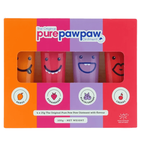 Pure Paw Paw Ointment Gift Set 4 Pack for dry skin and lips
