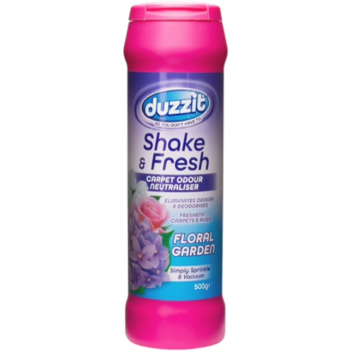 Duzzit Shake & Fresh Carpet Odour Neutraliser 500g (Scent Options)