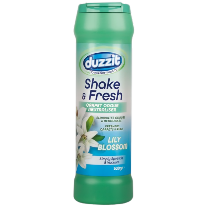 Duzzit Shake & Fresh Carpet Odour Neutraliser 500g (Scent Options)