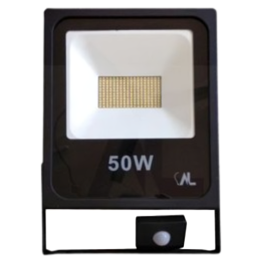 50W LED Floodlight with PIR sensor (>140 LM/watt)