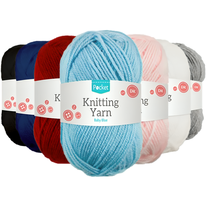 Acrylic Knitting Yarn 75g (Colour Options)