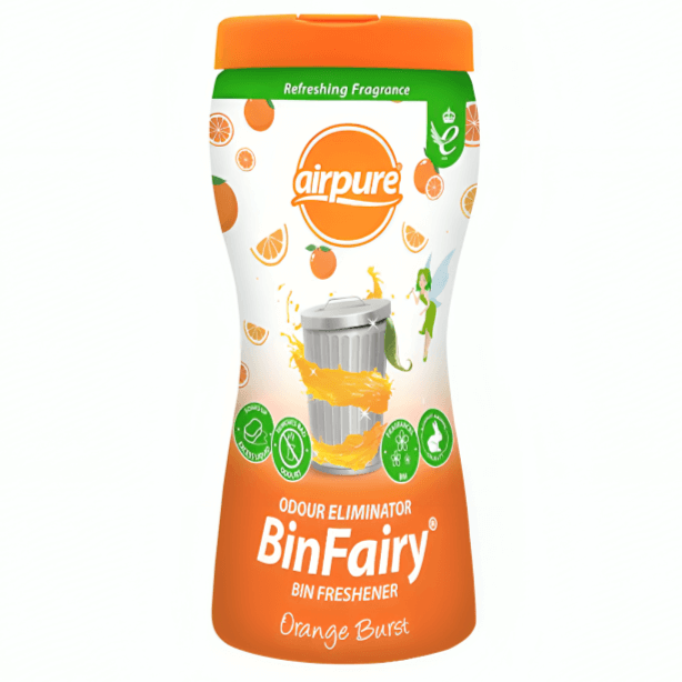 Airpure BinFairy™ Orange Burst Bin Freshener Powder 500g