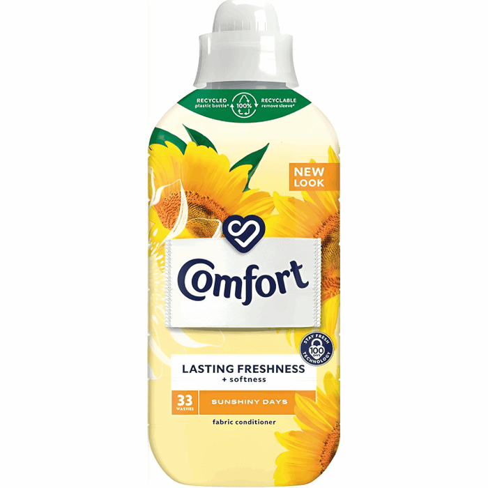 Comfort Sunshiny Days Fabric Conditioner 990ml, 33 Washes