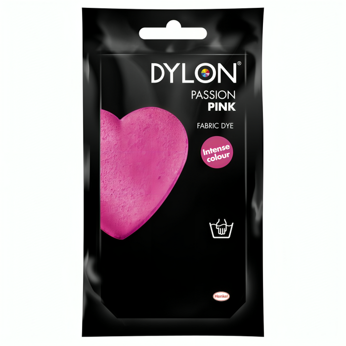 Dylon Hand Wash Fabric Dye 250g, Passion Pink
