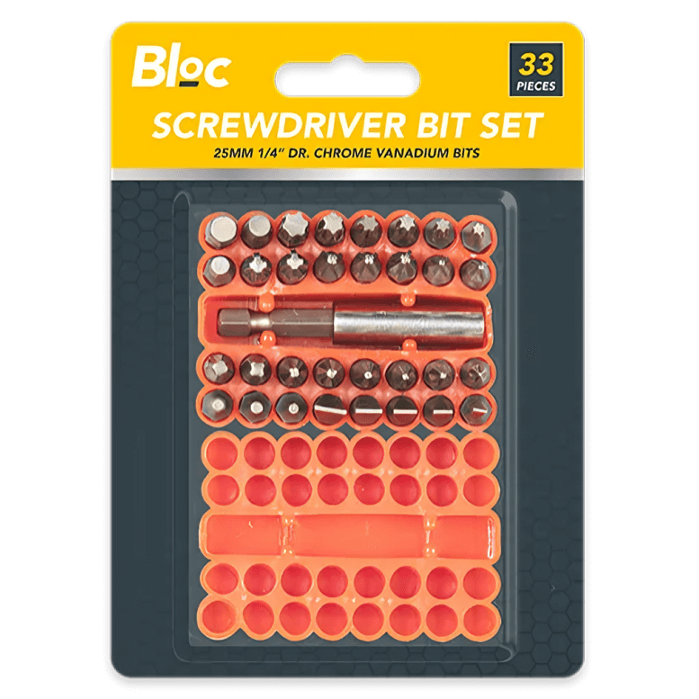 Screwdriver Bit Set, 33 Piece — Supamart