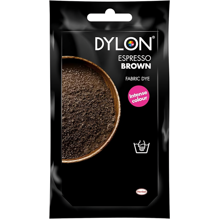 Dylon Hand Wash Fabric Dye 250g, Espresso Brown