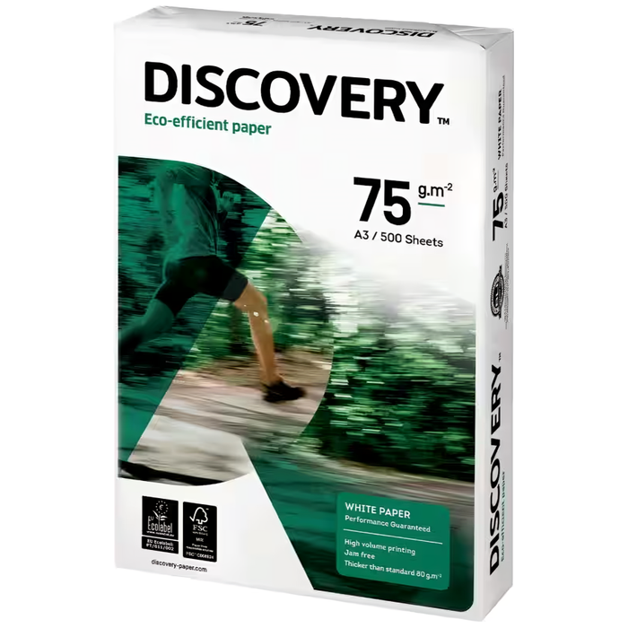 Discovery White A4 75gsm Paper, 500 Sheets