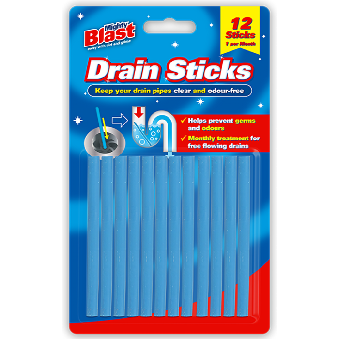 Drain Sticks, 12 Pack