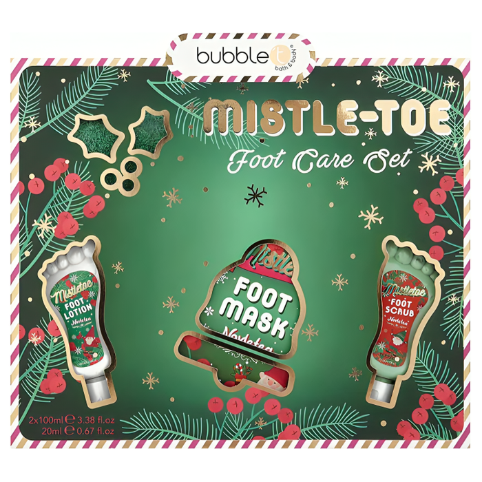 Bubble T Mistle-Toe Foot Care Gift Set 5pc