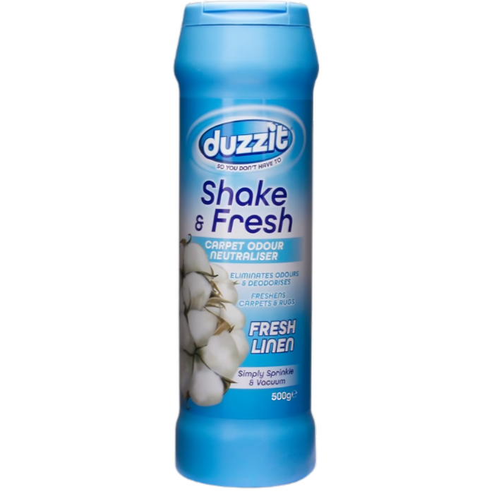 Duzzit Shake & Fresh Carpet Odour Neutraliser 500g (Scent Options)