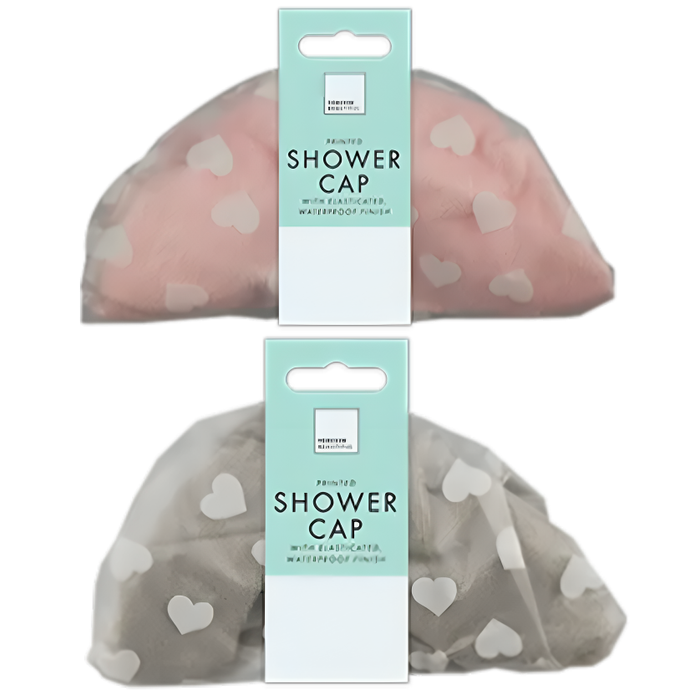 Printed Shower Cap (Colour Options)