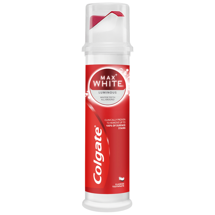 Colgate Max White Luminous Toothpaste Pump 100ml